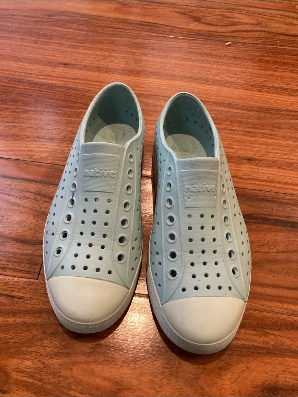 Native Jefferson Size Women 7 / Men 5 Sage Green Ocean